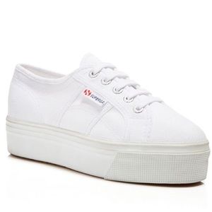 NEW!!! SUPERGA LINEA LACE UP PLATFORM SNEAKERS